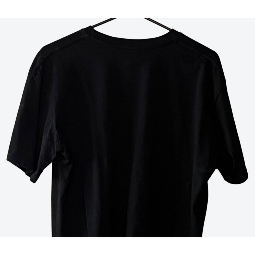 Imaginary Foundation Mens Large Fluid Rapture Crew Neck Shirt Black Orange Pink - Picture 4 of 6